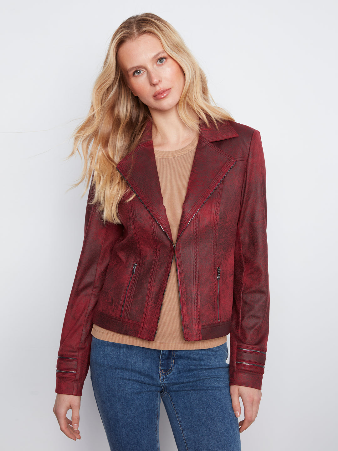 Vintage Faux Leather Jacket