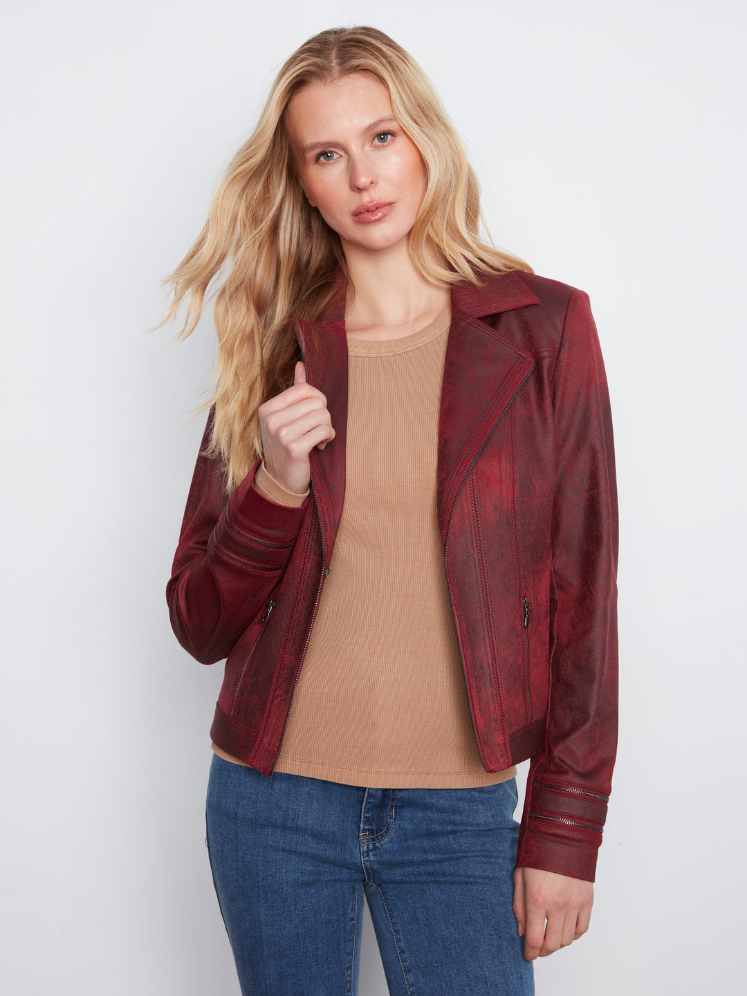 Vintage Faux Leather Jacket
