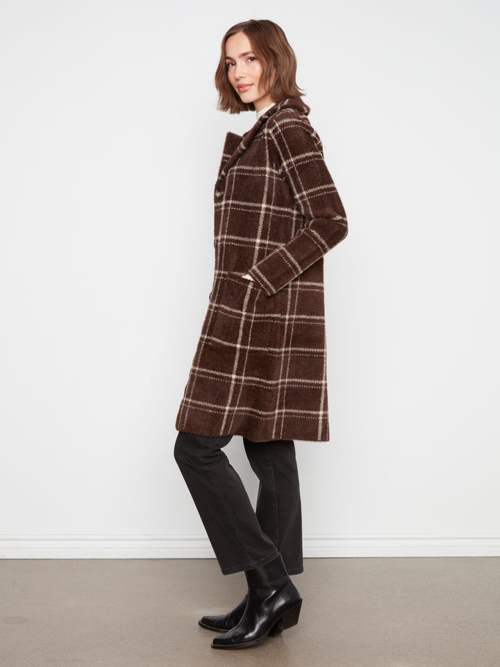 Knit Coatigan With Patch Pockets