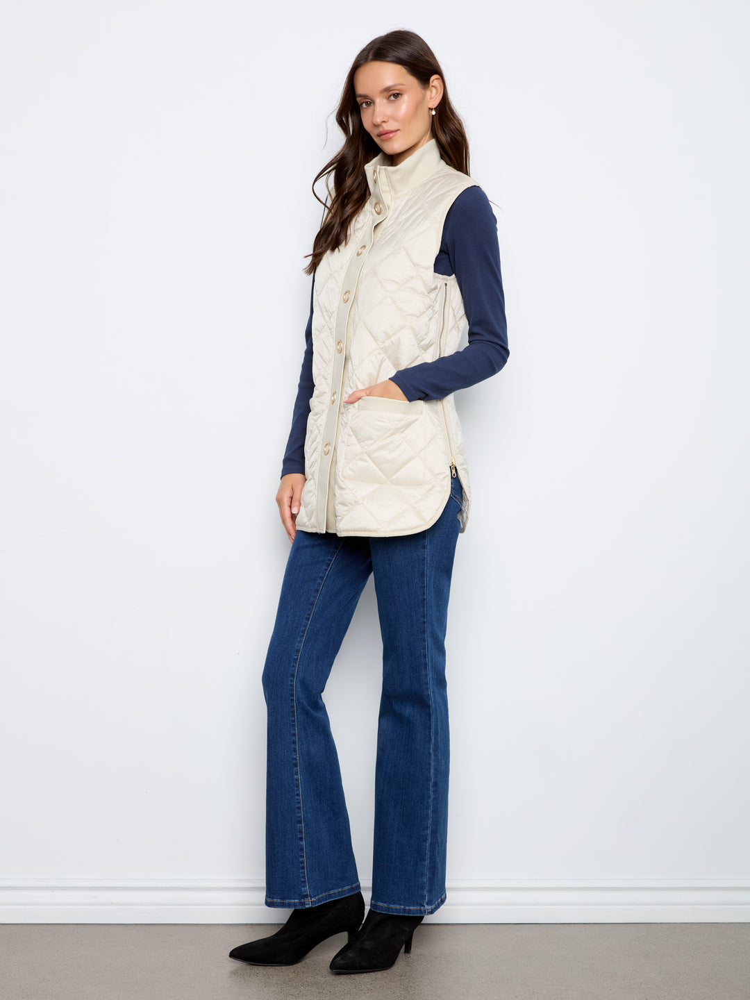 Irridescent Reversible Vest