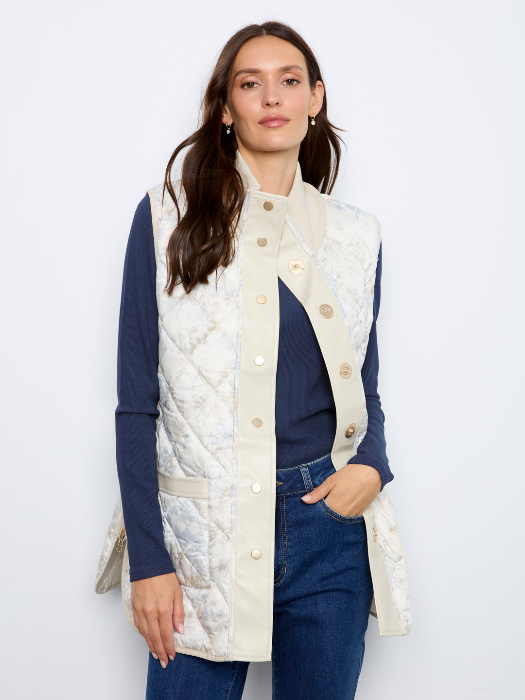 Irridescent Reversible Vest