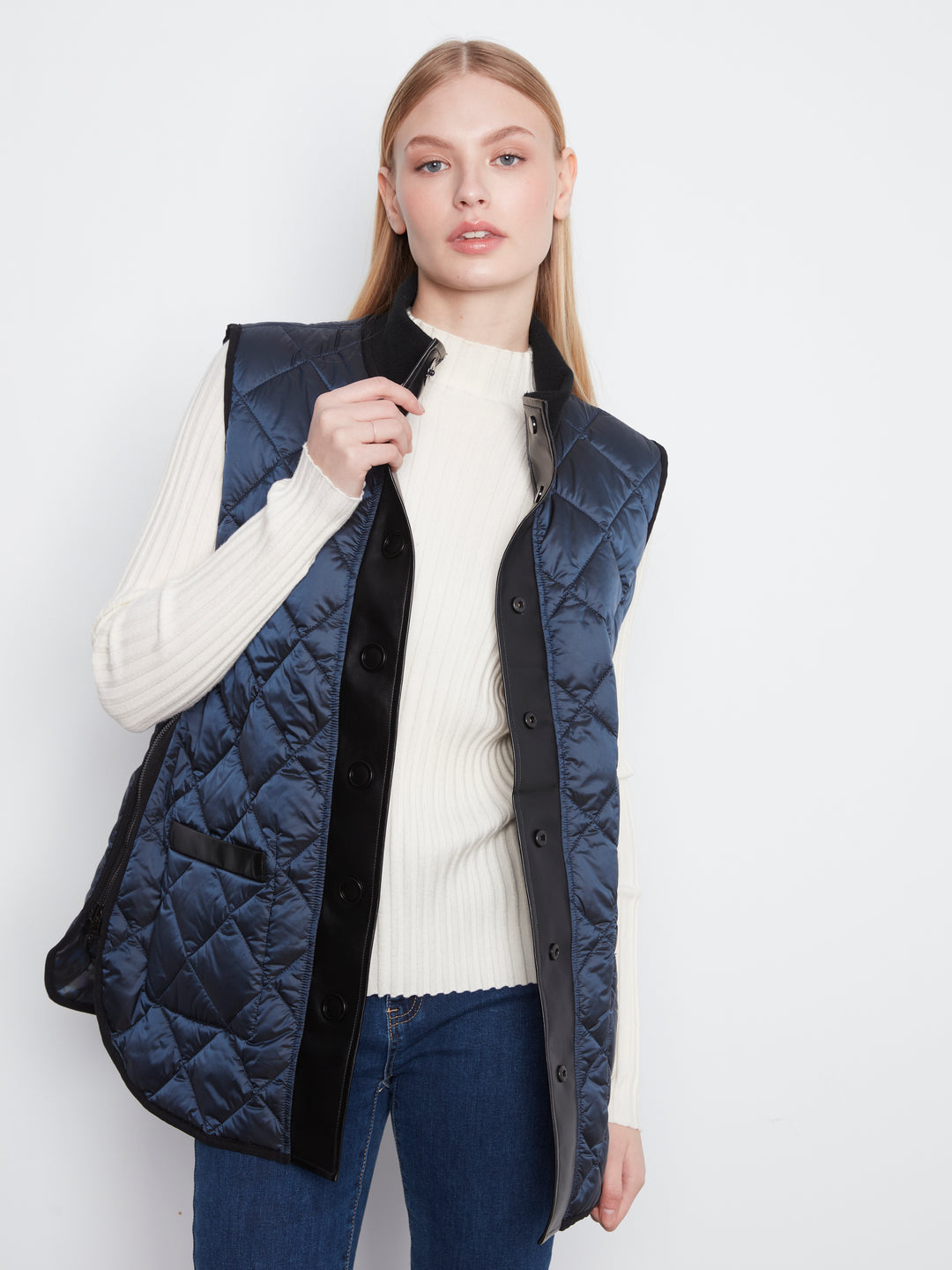 Irridescent Reversible Vest