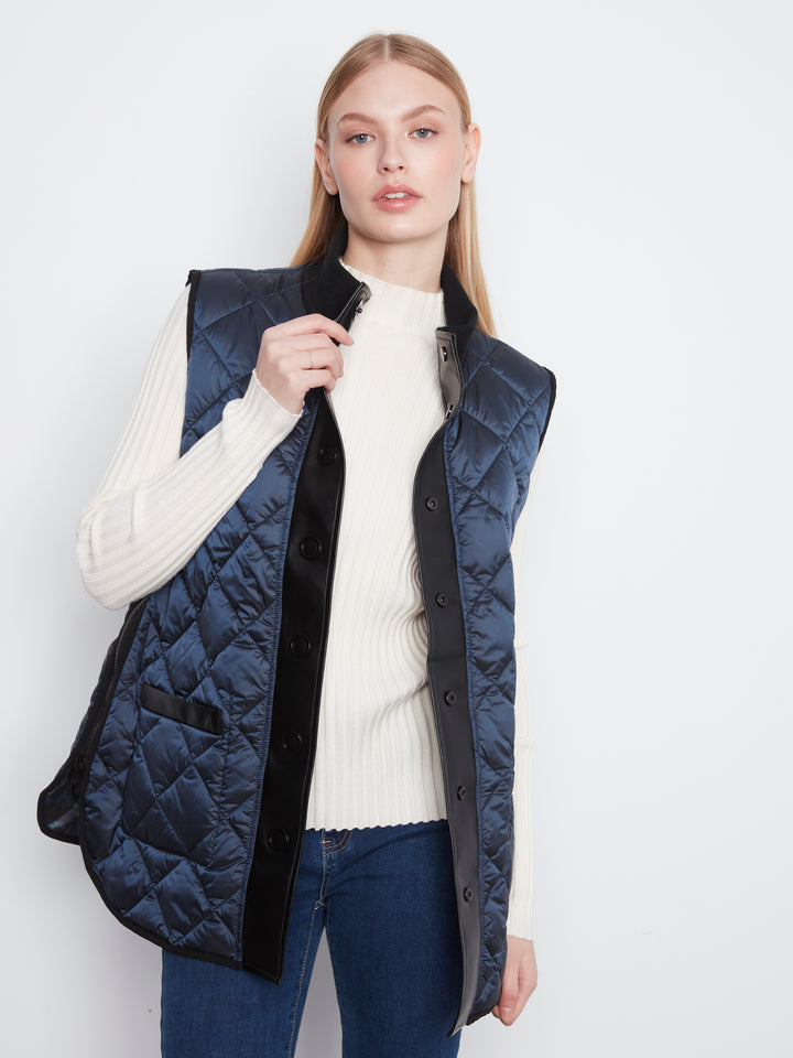 Irridescent Reversible Vest