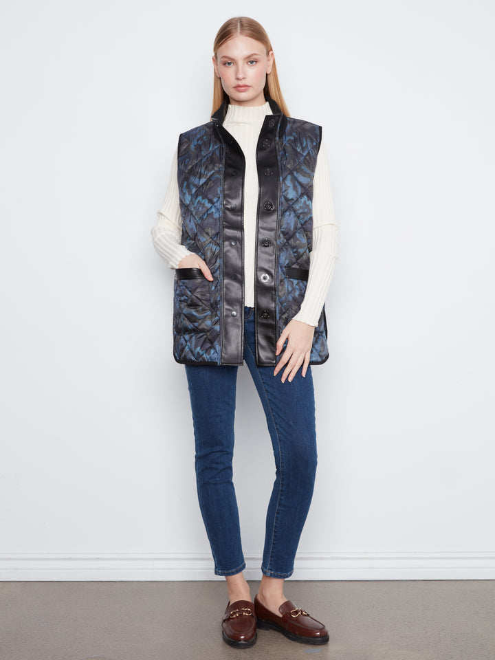 Irridescent Reversible Vest