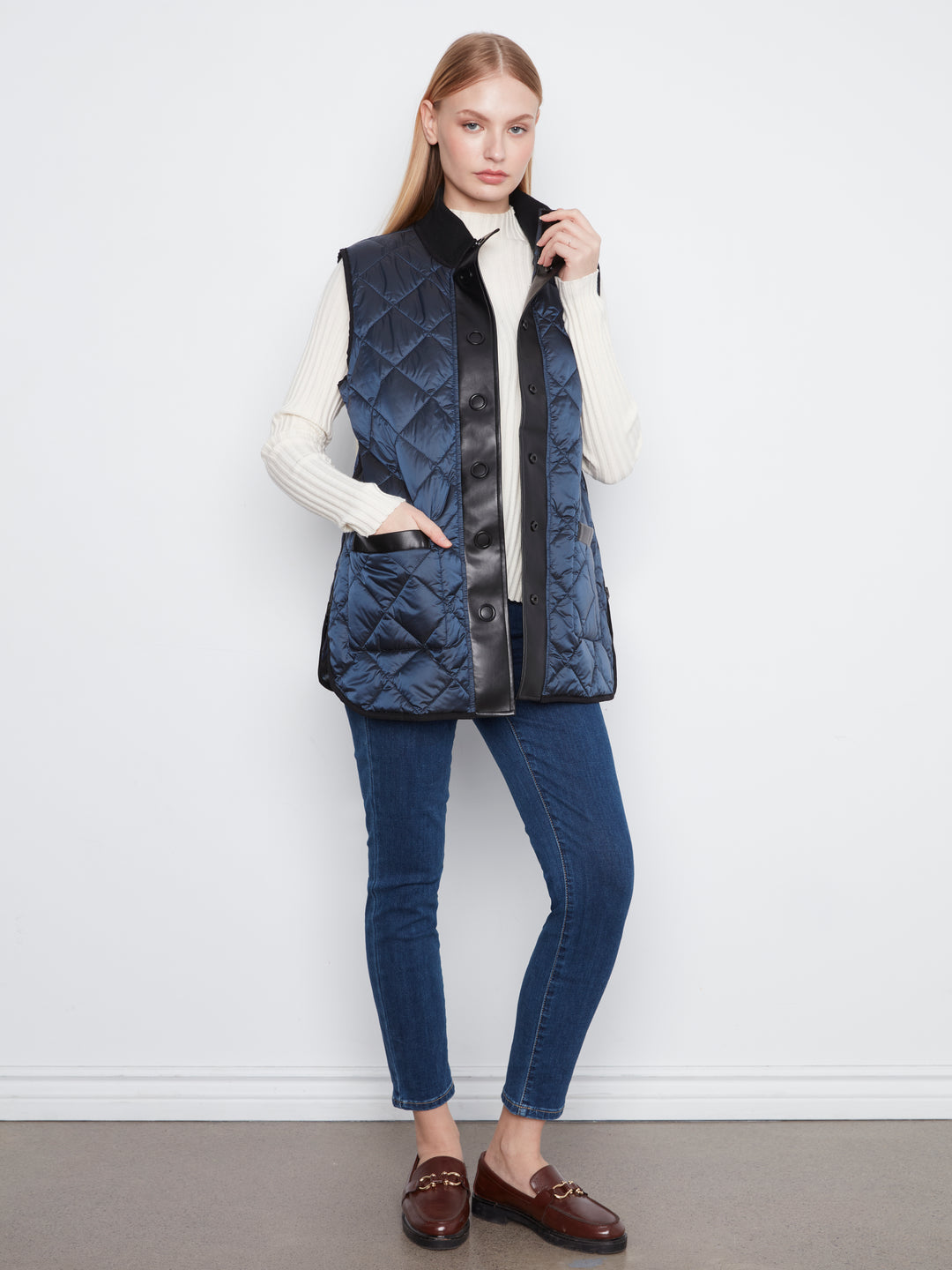 Irridescent Reversible Vest