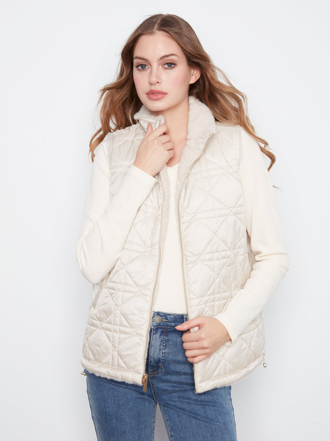 Reversible Faux Fur Vest