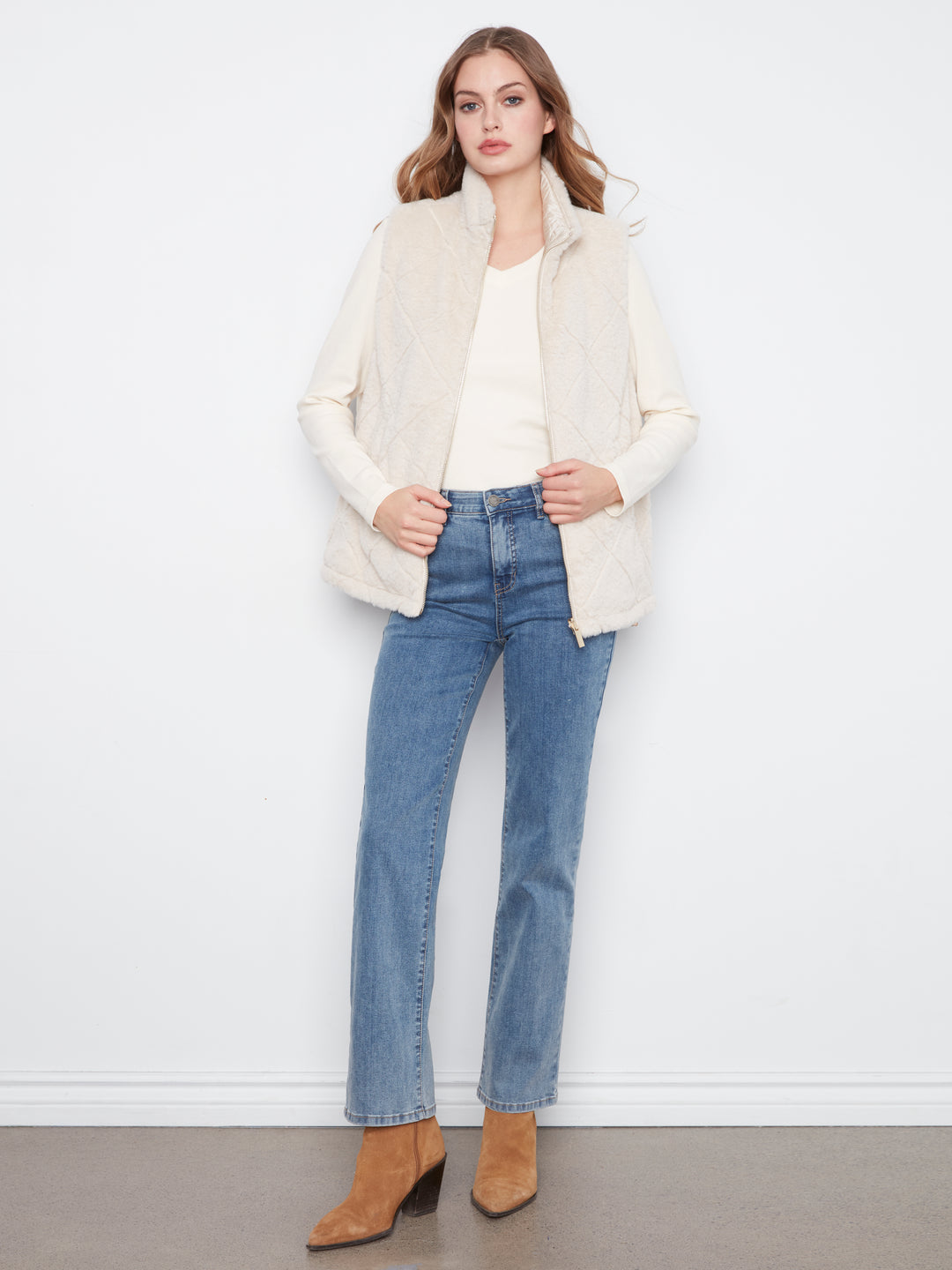Reversible Faux Fur Vest
