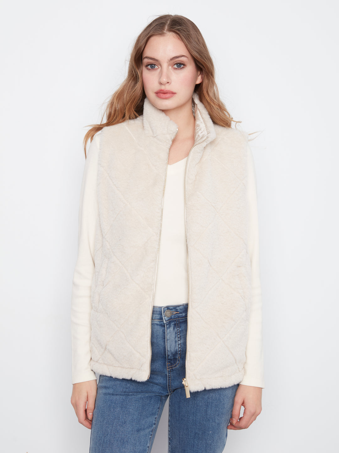 Reversible Faux Fur Vest