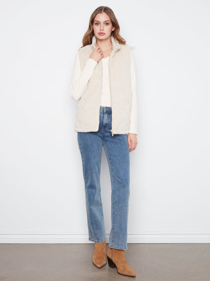 Reversible Faux Fur Vest