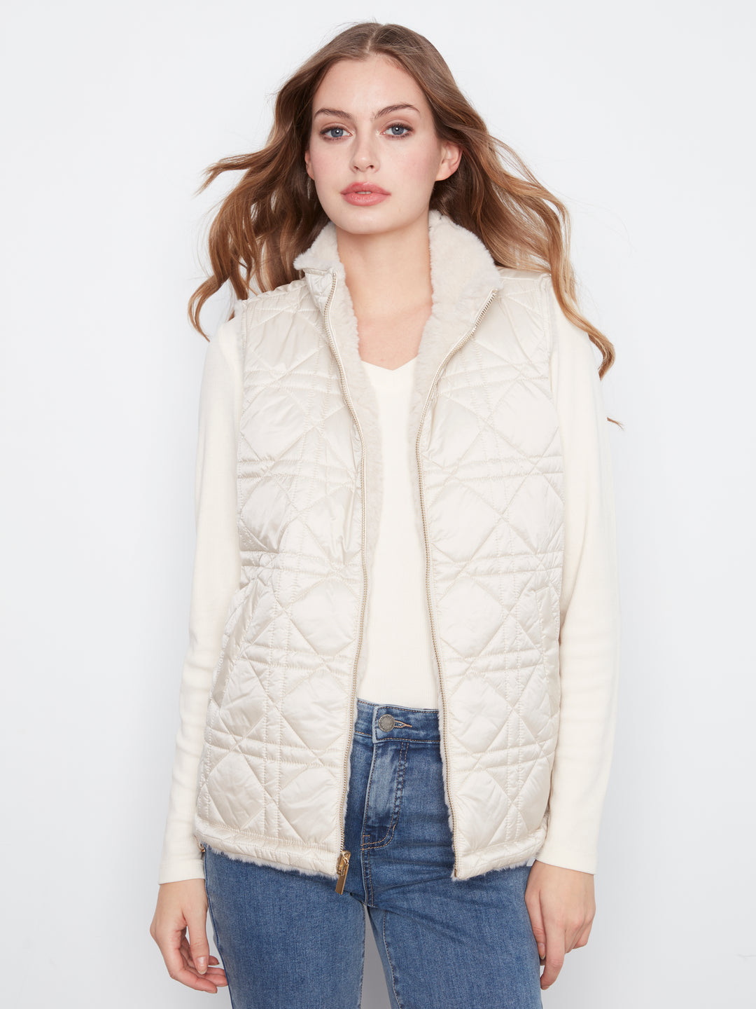 Reversible Faux Fur Vest