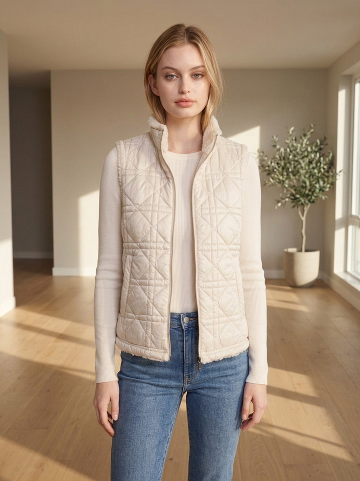 Reversible Faux Fur Vest