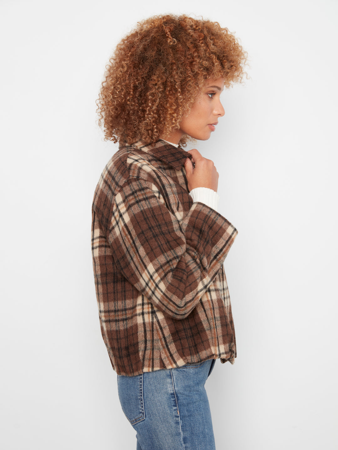 Bomber Jacket with Zipper at front