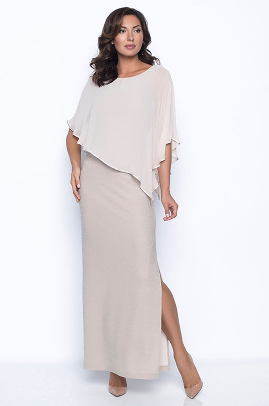 Frank Lyman Tangerine Leaf Dress main image 1