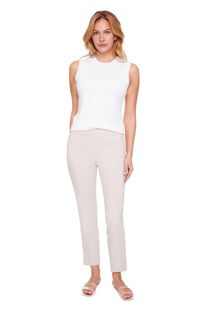 UP! Linen Effect Techno Ankle Pant 68450