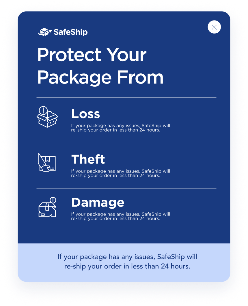 Checkout+ Package Protection