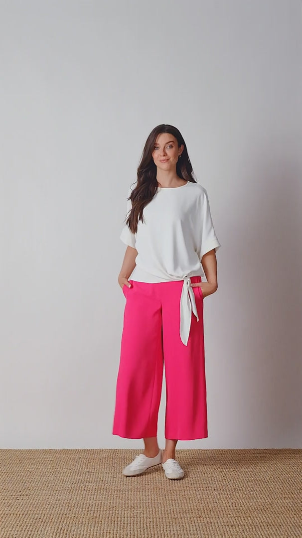Vegan Silk Tie Knot T-shirt